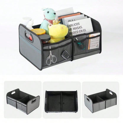 Cross-Border Best-Selling Trunk Organizer, Large-Capacity Car Trunk Storage, Foldable Tool Box-Wholesale Available