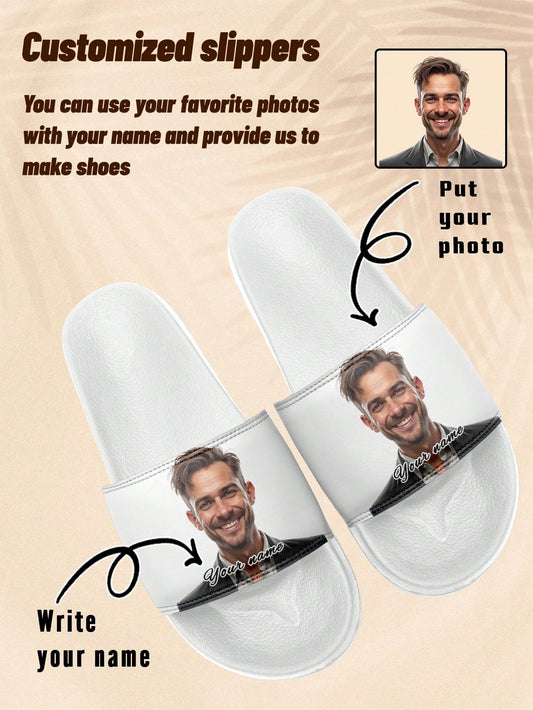 Custom Designed 3D Printed Men's Non-Slip Durable Lightweight Slippers, Indoor And Outdoor Beach Sandals, Couples Slippers, Summer Essentials