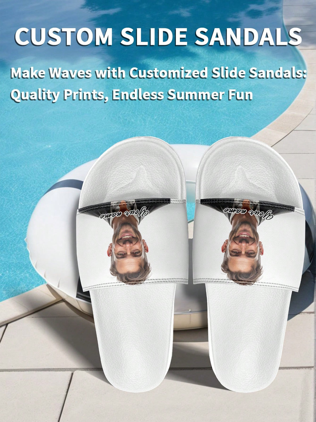 Custom Designed 3D Printed Men's Non-Slip Durable Lightweight Slippers, Indoor And Outdoor Beach Sandals, Couples Slippers, Summer Essentials