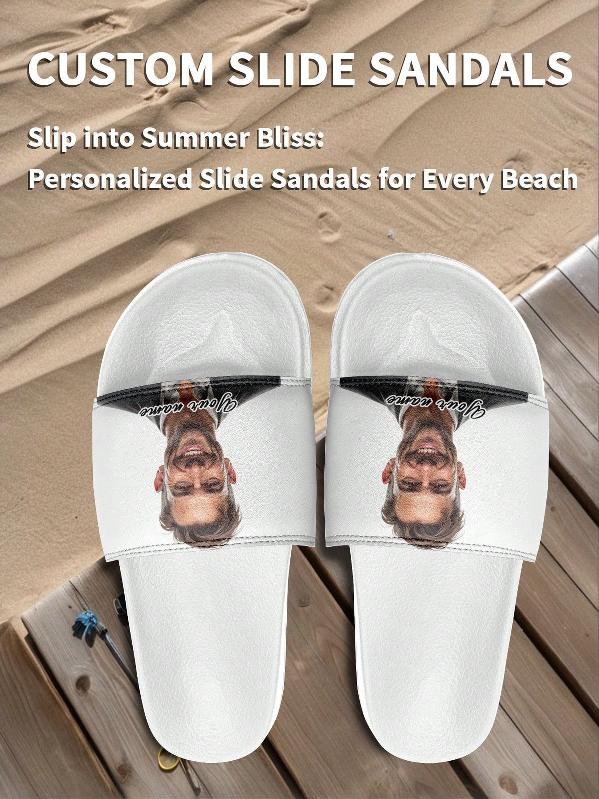 Custom Designed 3D Printed Men's Non-Slip Durable Lightweight Slippers, Indoor And Outdoor Beach Sandals, Couples Slippers, Summer Essentials