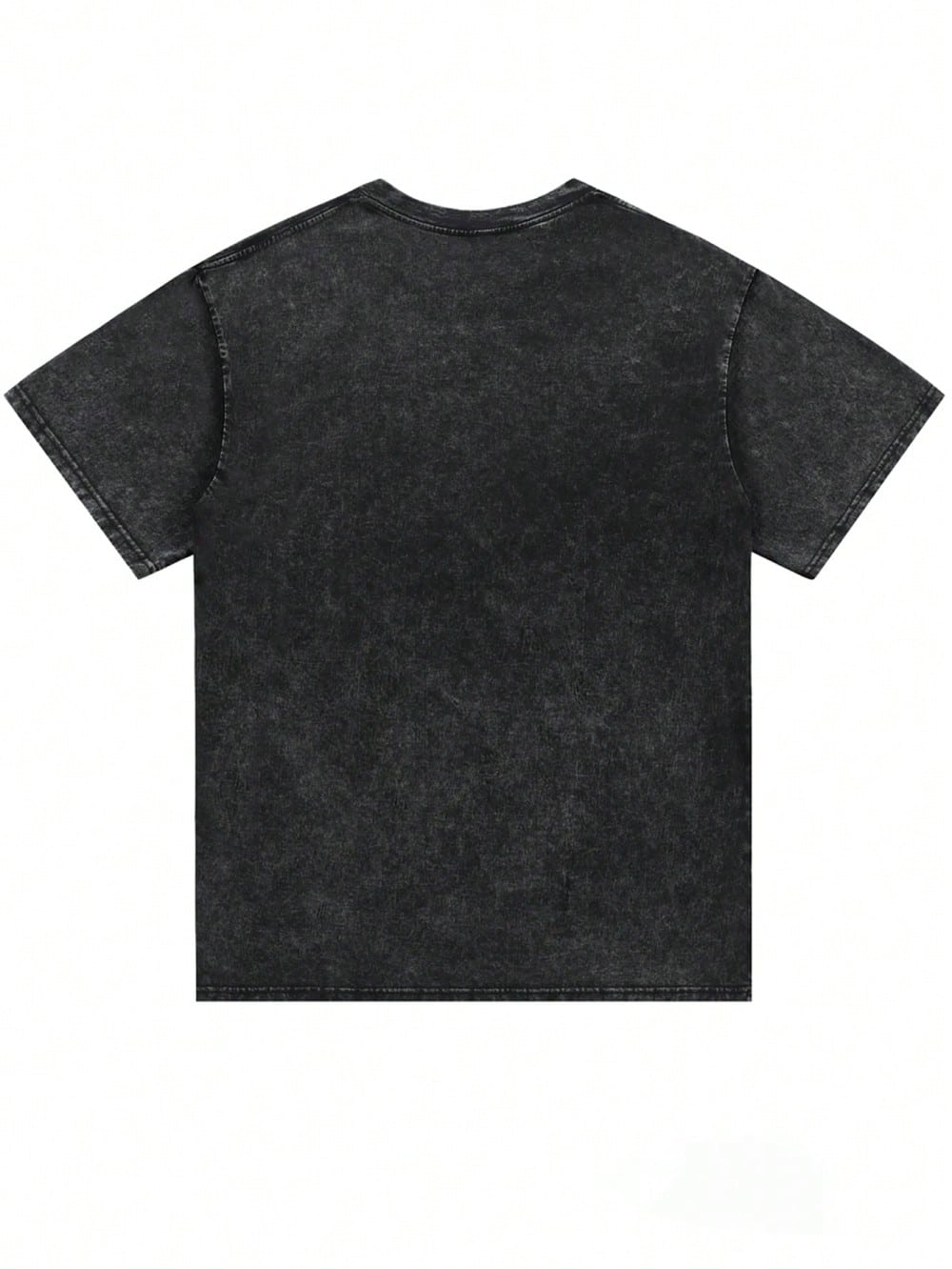 Custom-Made Washed And Distressed Men's T-Shirts, Including Custom Photos And Text, Personalized Commemorative T-Shirts, Angel Wing Prints, Heartwarming Commemorative Gifts, Loose-Fitting Casual Tops
