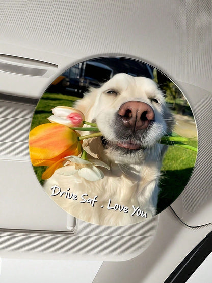 Customized Acrylic Car Sun Visor Clip, Personalized Photo Car Sun Visor Clip, Customized Car Decor, Customized Car Makeup Mirror Decor, Personalized Car Photo, DIY Customized Birthday Gift, Christmas