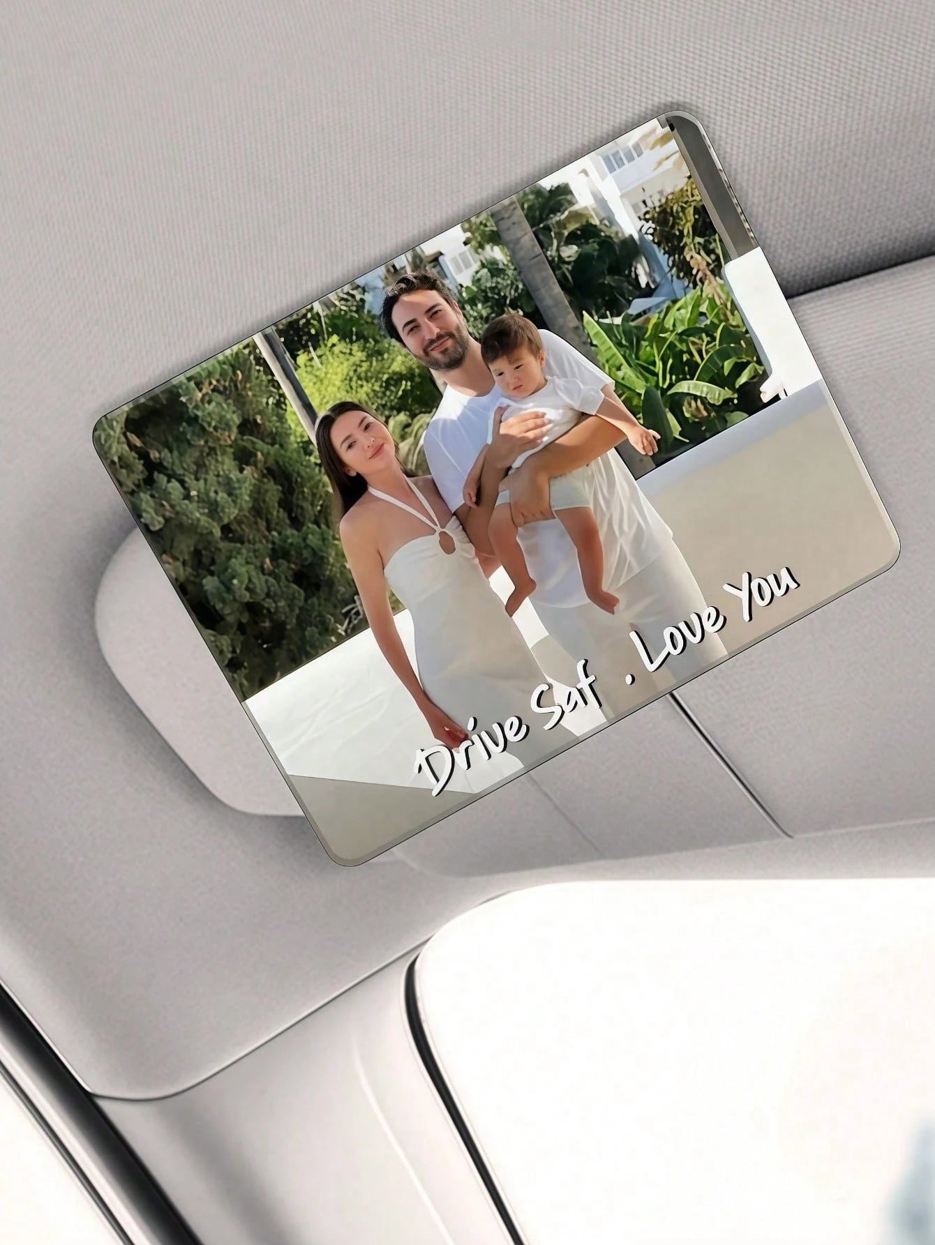Customized Acrylic Car Sun Visor Clip, Personalized Photo Car Sun Visor Clip, Customized Car Decor, Customized Car Makeup Mirror Decor, Personalized Car Photo, DIY Customized Birthday Gift, Christmas