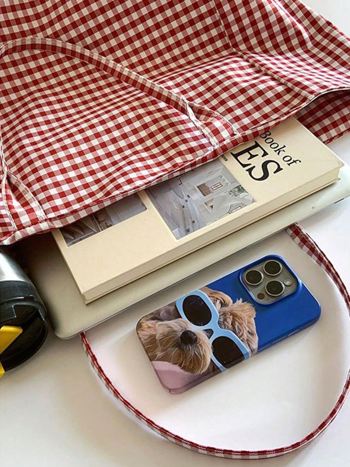 (Customized) Korean Style Summer Personalized Embroidered Letter Tote Bag, Large Capacity Canvas Commuter Shoulder Bag, For Outdoor Travel, Gift For Holidays, Graduation, Mother's Day, Souvenir, Craft