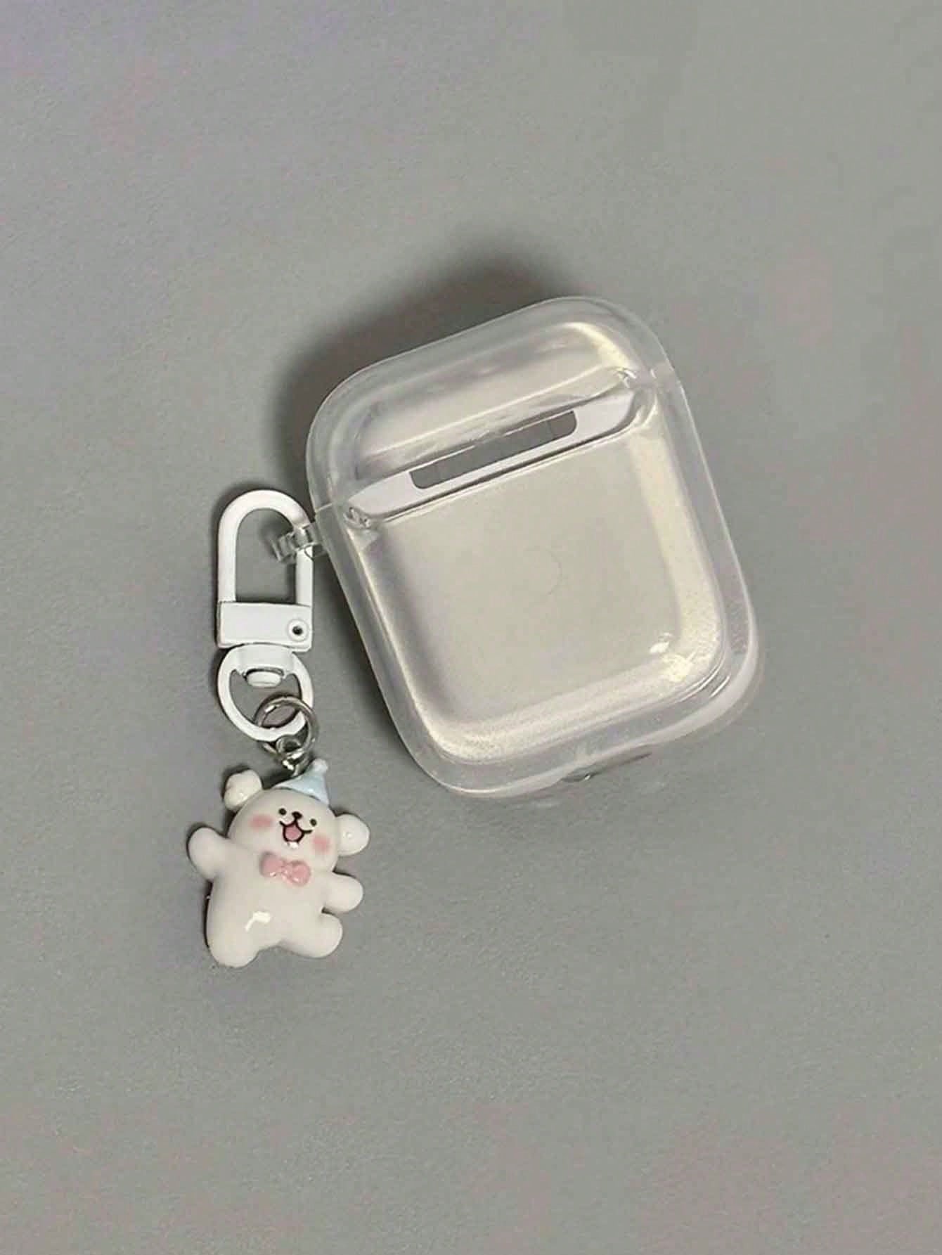 Cute 3D Dog Cartoon Protective Case Compatible With Apple 1/2/Pro Bluetooth Earphones With Adorable Pendant, Korean And Japanese Style
