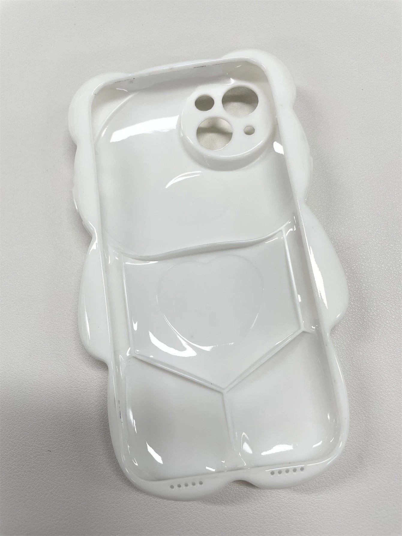Cute Holographic 3D Bear Design Phone Case Compatible With 14 Pro Max, 13, 12Pro, 11 Waterproof Shockproof Anti-Fall Scratch Resistant