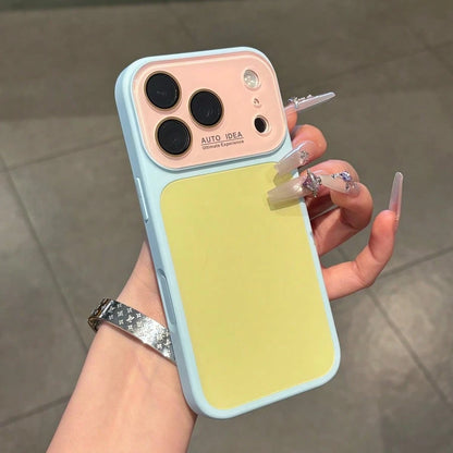 Cute Teal Phone Case Compatible With IPhone 17 16 15 14 13 Pro Max Plus,Funny Summer Color Clash,Lightweight Shockproof Protective Case,Suitable For Women