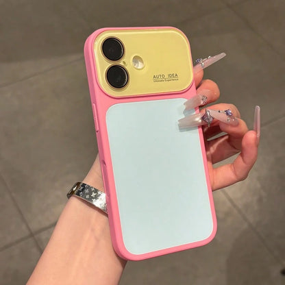 Cute Teal Phone Case Compatible With IPhone 17 16 15 14 13 Pro Max Plus,Funny Summer Color Clash,Lightweight Shockproof Protective Case,Suitable For Women