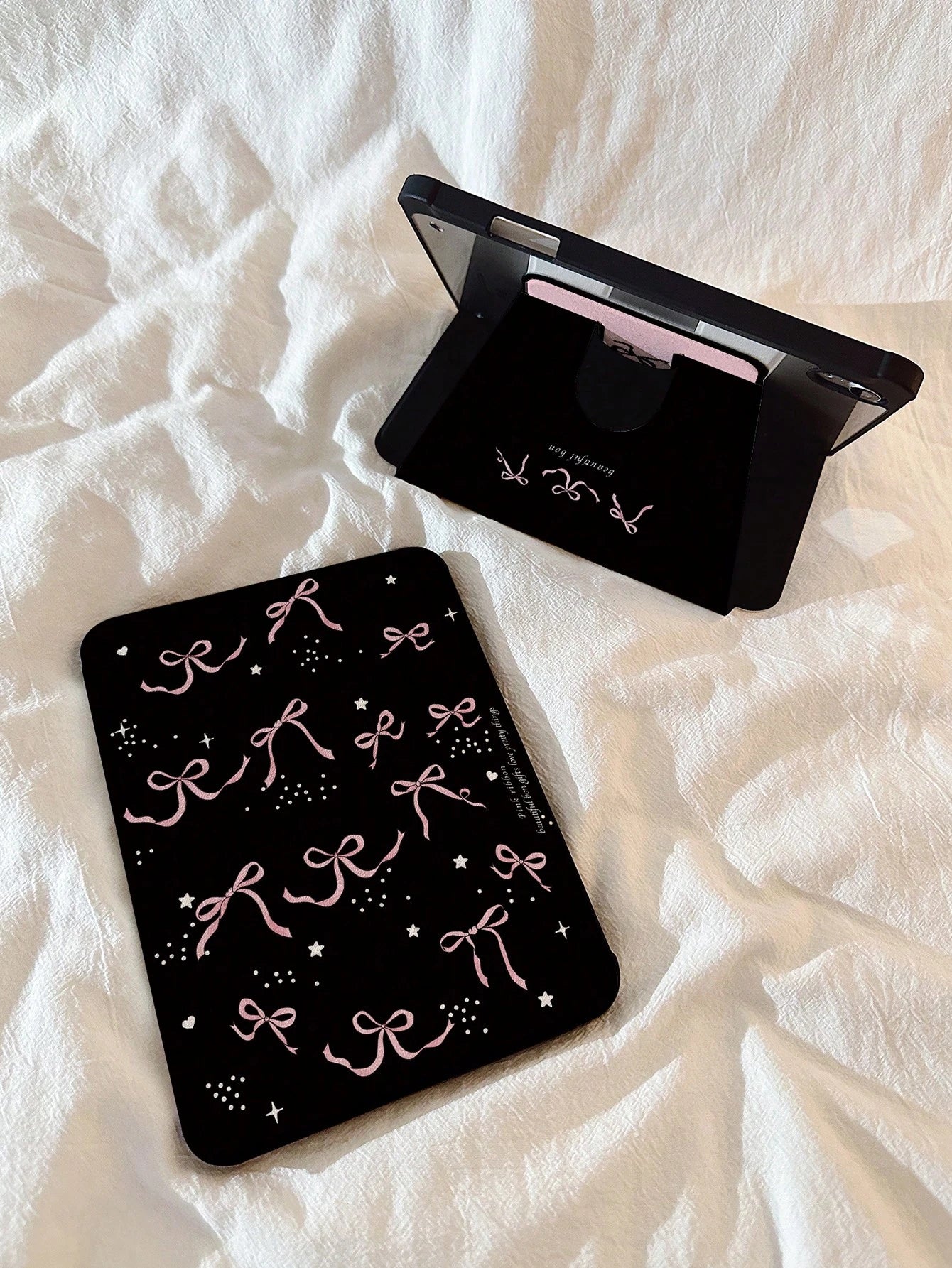 Cute Vacation Style Acrylic Shock-Resistant Italian Vacation Themed Collage Transparent Crystal Back Cover Elegant Cartoon Fruit Letter Cocktail Puzzle Style Double-Sided Compatible With Ipad 7th 8th