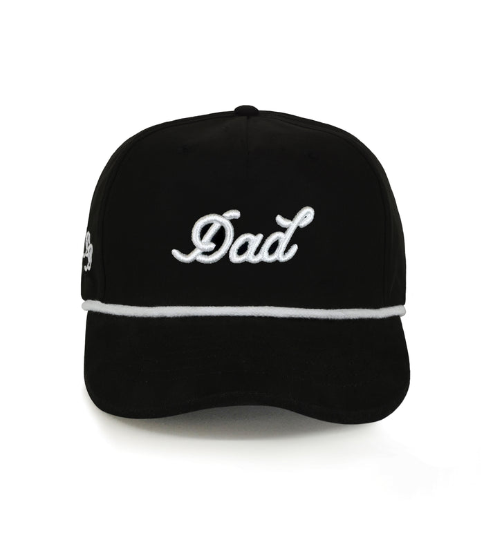 Dad Rope Hat | Black & White