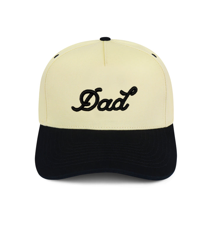 Dad Snapback | Cream & Black