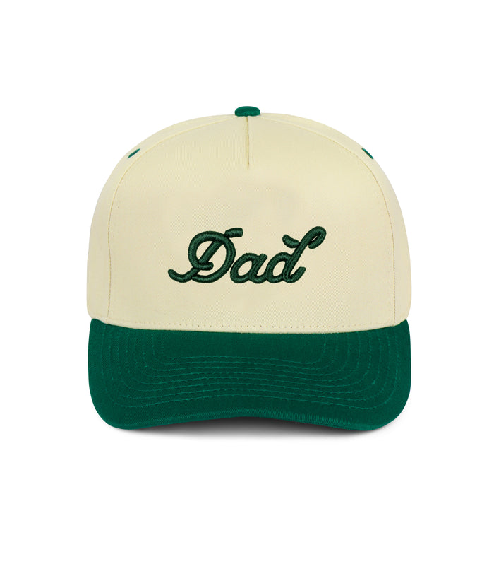 Dad Snapback | Cream & Green