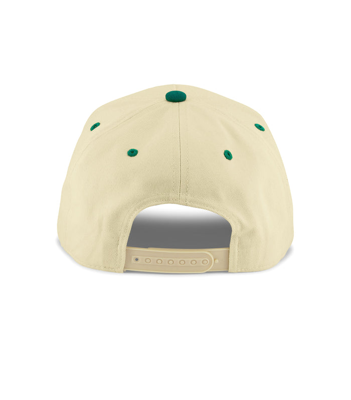 Dad Snapback | Cream & Green