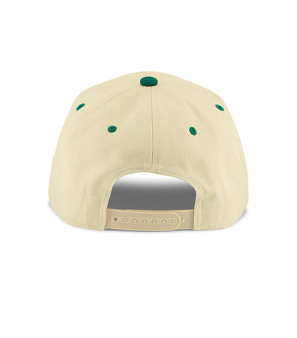 Dad Snapback | Cream & Green