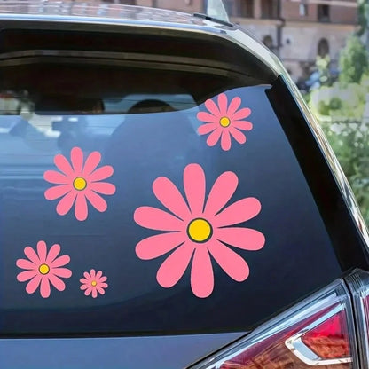 Daisy Pattern Car Sticker Set, Currently Very Popular Daisy Small Car Stickers, Suitable For Warm Family Use, Preferred For Women!