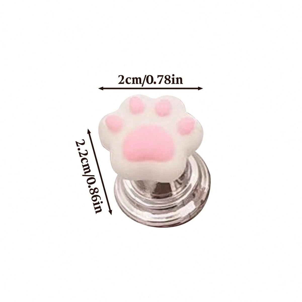 Decorative Car Accessories, Including Cute Cat Paw Shaped Car Start Button, Cute Design, Car Engine Start/Stop Control Lever Protective Cover, Universal One-Touch Ignition Start Protective Cover And A
