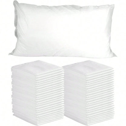 Disposable Pillowcases, 5/10/20/30/50PCS Disposable Pillow Case Covers, Soft Non-Woven Fabric Disposable Pillow Cases For Medical, Hospital, Hotels, SPA Tattoo Lash Pillow Covers, White