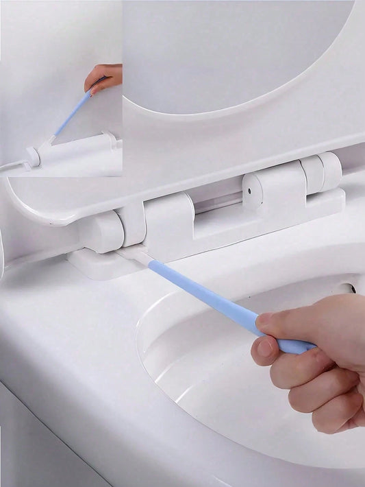 Disposable Toilet Brush Set, 1 Handle + 10 Replaceable Brush Heads, For Deep, No-Blind-Spot Cleaning- Hygienic, Efficient, Easy-To-Use Household Toilet Cleaning Tool, During Packaging And Transportat