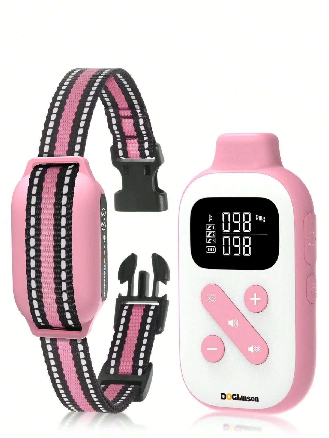 DOGLinsen No Shock Dog Lover Gift And Dog Mom Love Training Collar, Beep And Vibrating Dog Lover Gift And Dog Mom Love Collar No Shock, No Shock Dog Lover Gift And Dog Mom Love Collar With Remote 2800