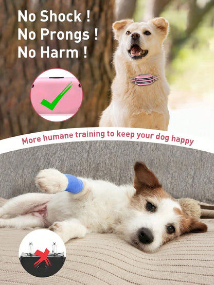DOGLinsen No Shock Dog Lover Gift And Dog Mom Love Training Collar, Beep And Vibrating Dog Lover Gift And Dog Mom Love Collar No Shock, No Shock Dog Lover Gift And Dog Mom Love Collar With Remote 2800
