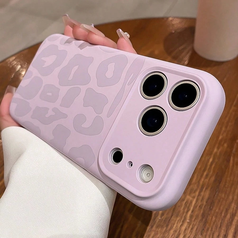 Dopamine Orange Leopard Print Phone Case Compatible With 17 Pro Max/17 Pro/17/16 Pro Max/16/16 Pro/15/15 Pro Max/15 Pro/11/12/13/14 Pro Max/12 Pro/12 Pro Max/13 Pro/13 Pro Max/14 Pro, Full Coverage An