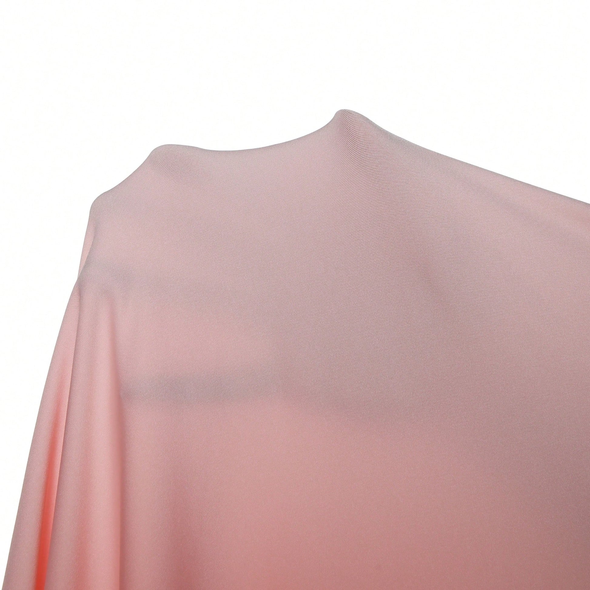 DOUCIU 2pcs Set Women's Pink Sheer Fitted Camisole + Lace Tie Mid-Length Skirt Vacation Style
