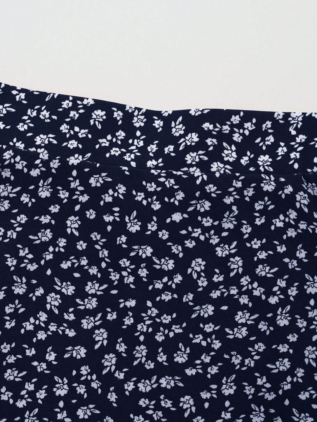 EARO Women's Spring/Summer Ditsy Floral High Waist A-Line Flowy Chiffon Skirt, Casual Outdoor