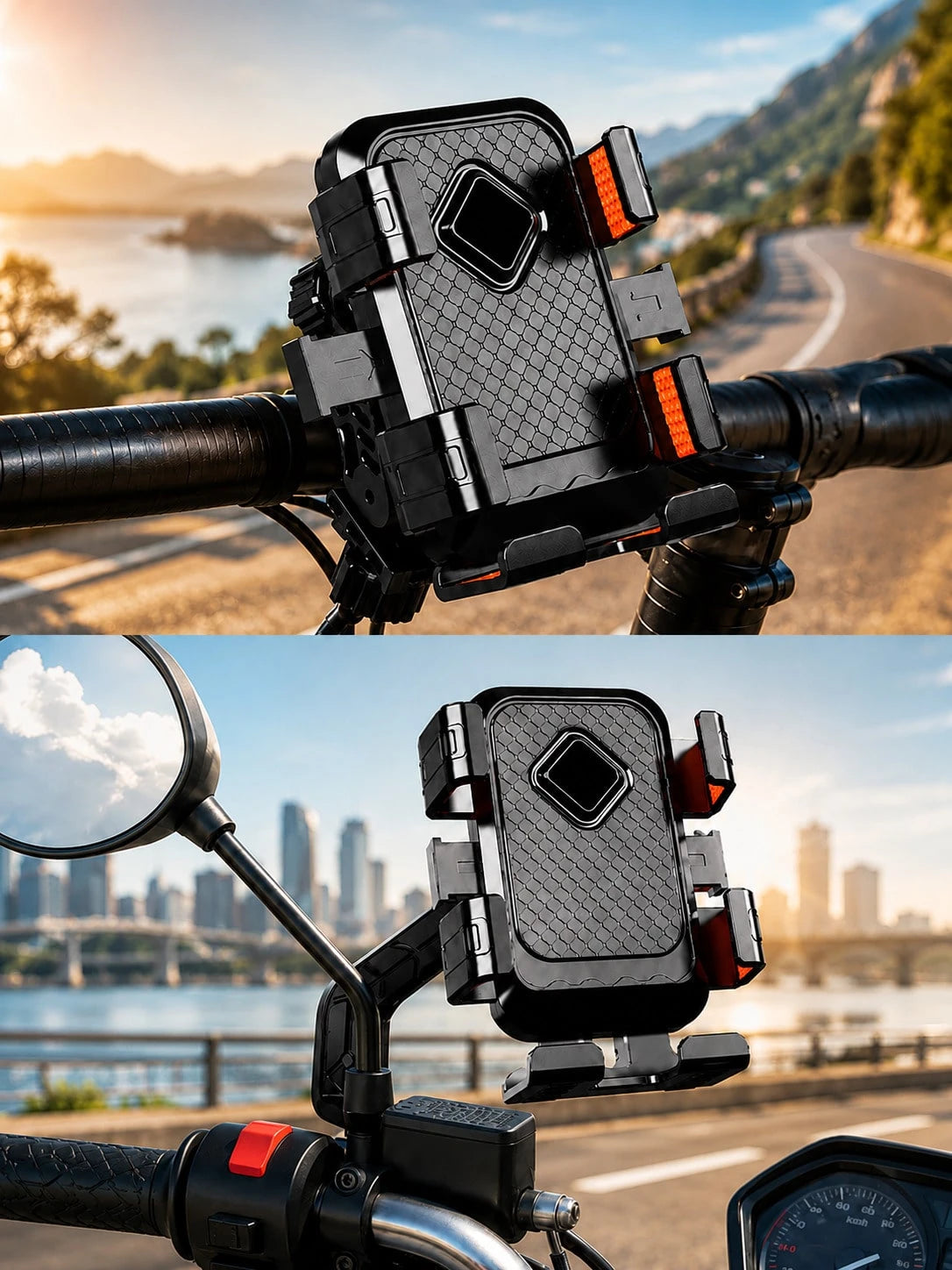 Electric Bike Phone Holder For Cycling