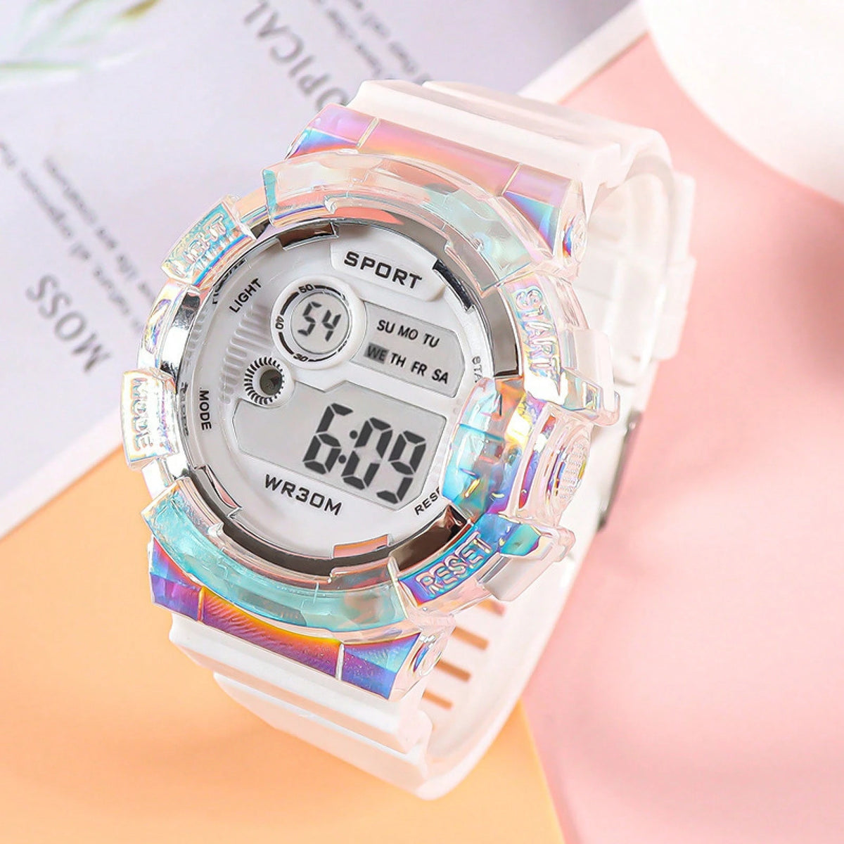 Electronic Watch Student Youth Luminous Transparent Men And Women Outdoor Sports Waterproof Watch Colorful Silicone Wrist Watch
