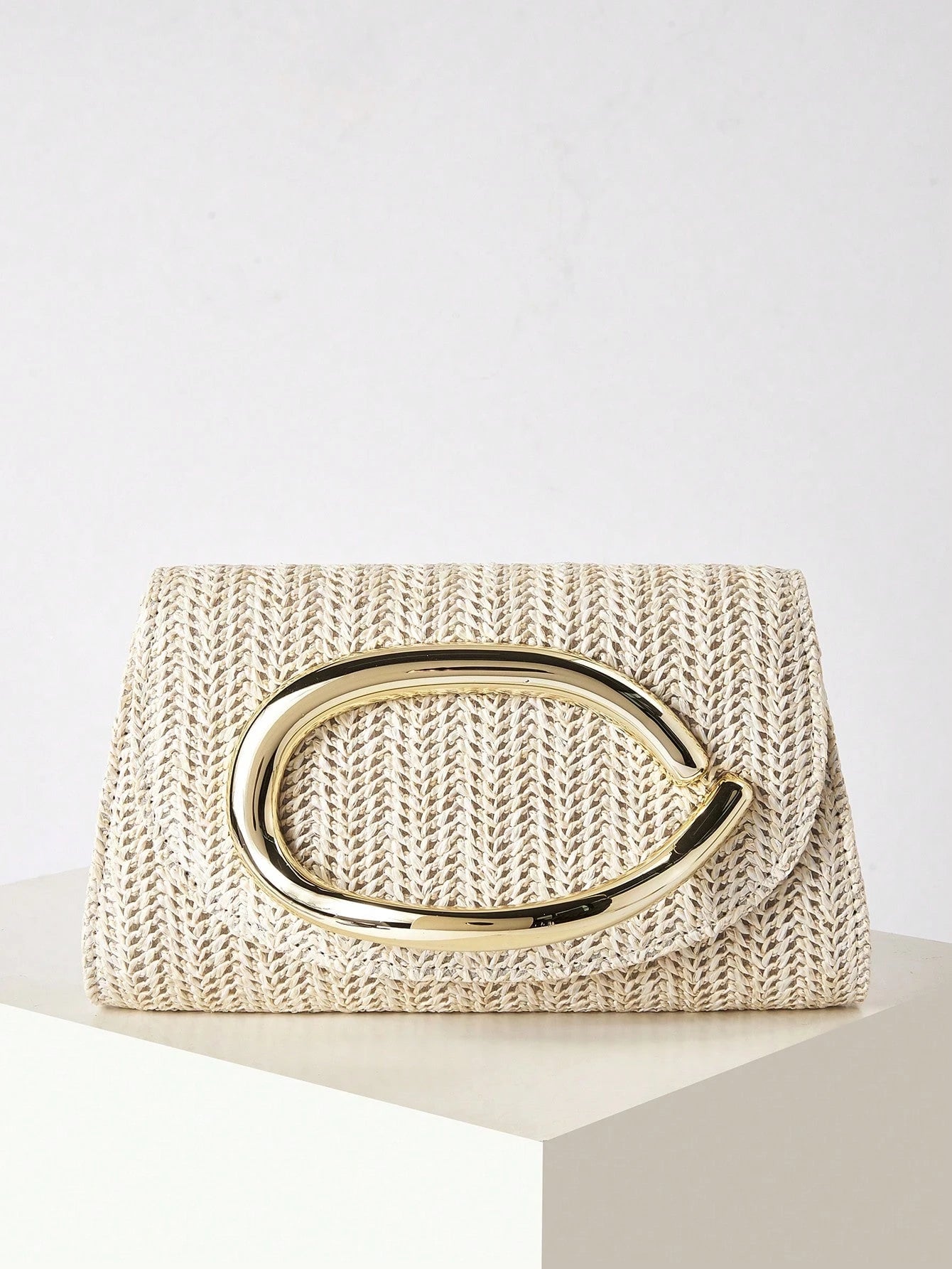 Elegant Large Women's PU Material Clutch Bag, With Detachable Chain, Suitable For Weddings, Parties, Banquets And Other Occasions