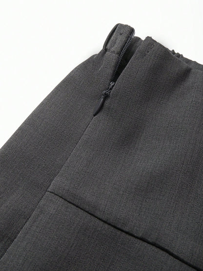 Elenzga Premium Vintage Elegant Lace-Up Lightweight Luxury Casual Versatile Commute Office Travel French Style Exquisite Women's Long Pants