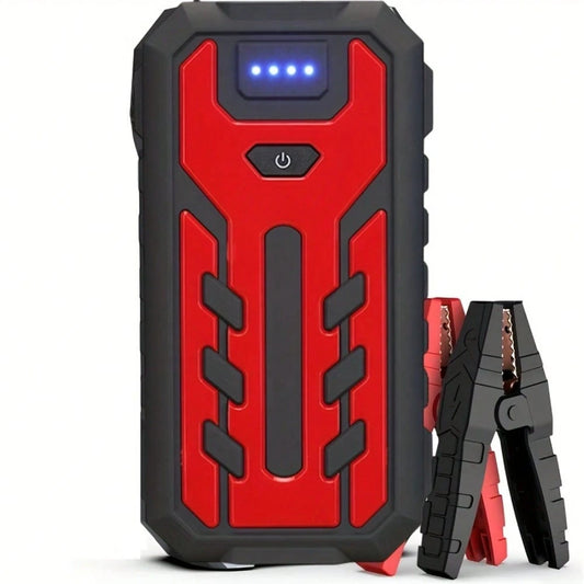 Emergency Start Power Supply, 7-In-1 Function Emergency Power Supply 150PSI Digital Display, Portable Car Battery Charger Suitable For 2.64 Gallon Gasoline Or 2.38 Gallon Battery Charger, Portable Ca
