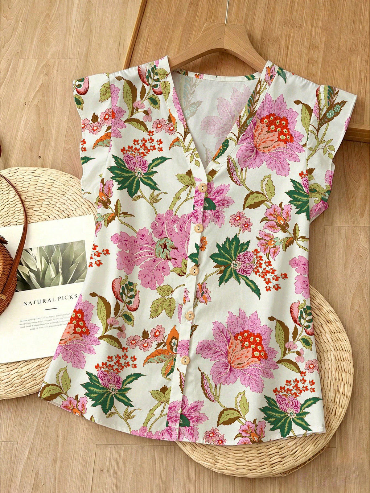 EMERY ROSE Women's Textured Casual Shirt, Versatile For Summer,Summer Top