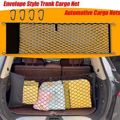 Envelope Style Truck Bed Cargo Net Compatible With GMC Sierra 1500,Highly Elastic Truck Cargo Net For Accessories, Upgraded Storage Bag & 4.5mm Bungee