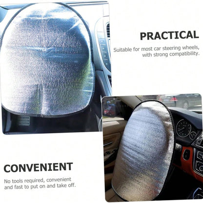 EPE Foam Car Steering Wheel Cover, Sun Shade Heat Insulation For Vehicle