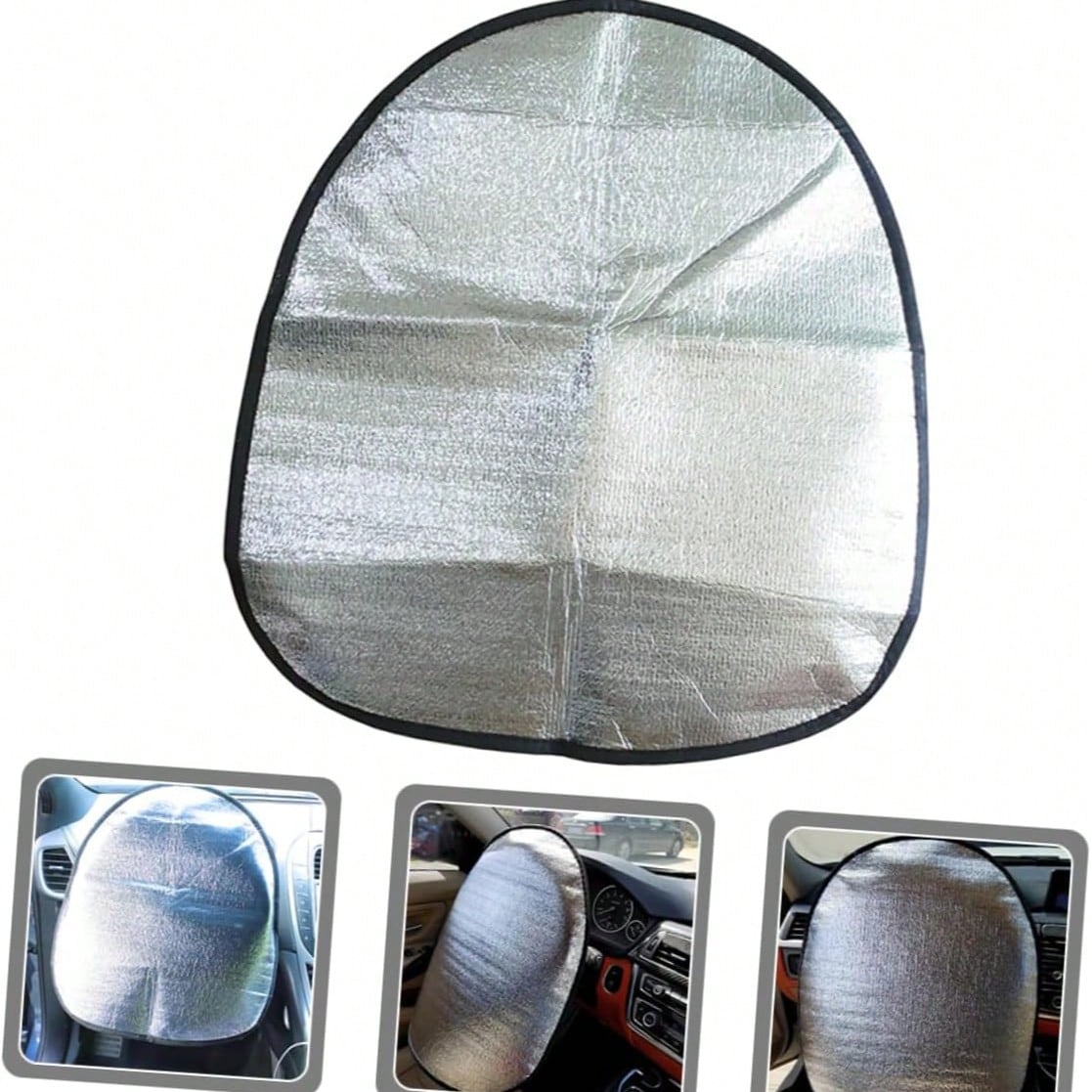 EPE Foam Car Steering Wheel Cover, Sun Shade Heat Insulation For Vehicle