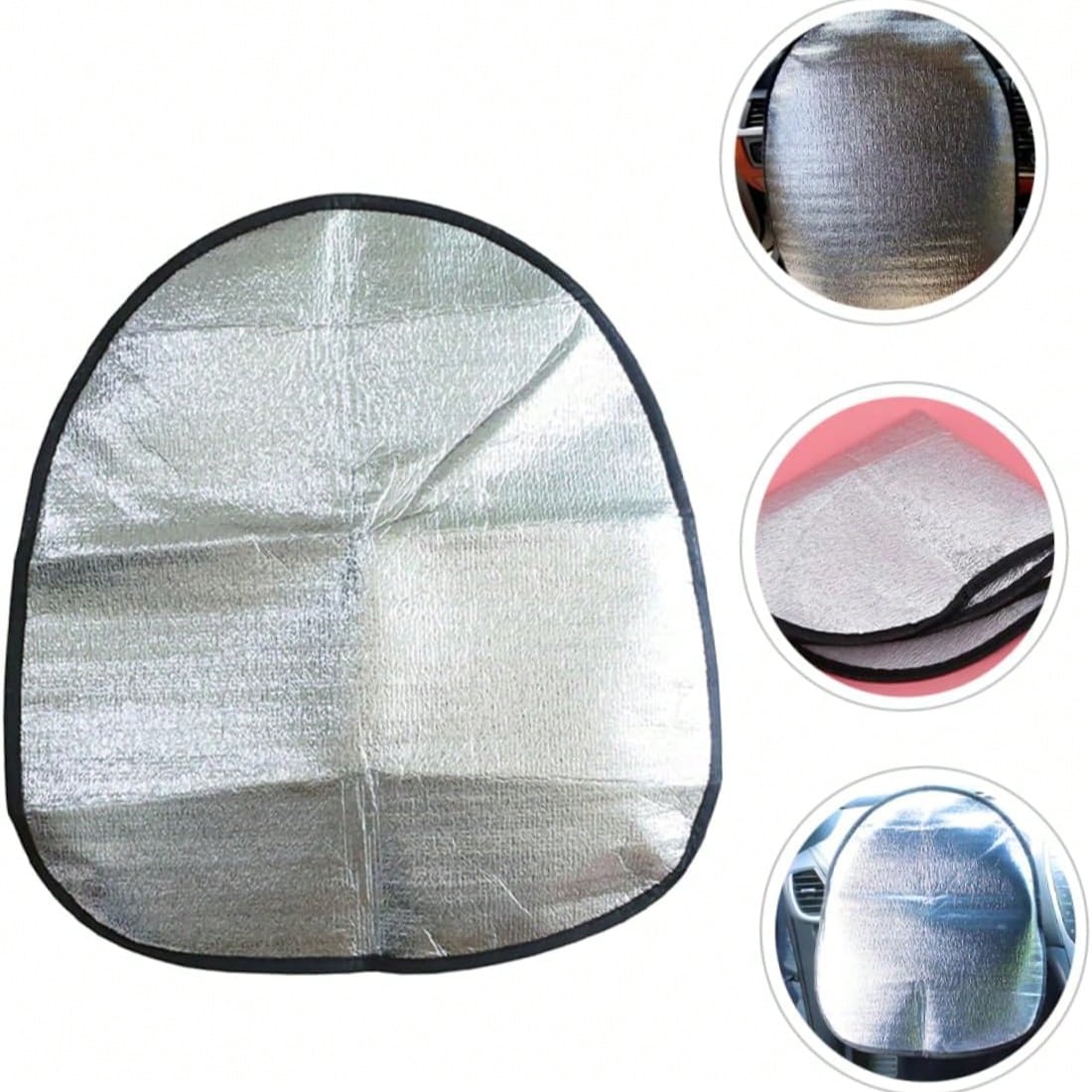 EPE Foam Car Steering Wheel Cover, Sun Shade Heat Insulation For Vehicle