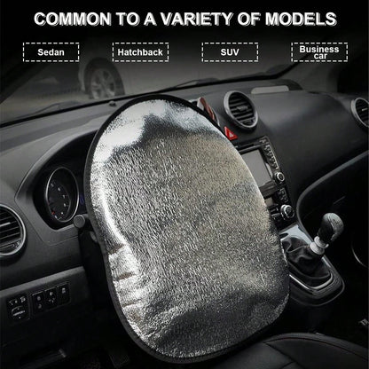 EPE Foam Car Steering Wheel Cover, Sun Shade Heat Insulation For Vehicle