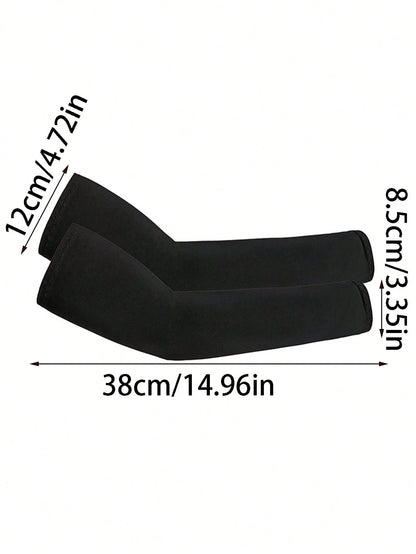 Ergonomic Sun Arm Sleeves With Fast Drying Fabric Snug Sun Protection Set For Active Commuters Washable Ice Silk Arm Sleeves Ideal For Traveling Electric Bike Gear Camping Accessories Beach Motorcycle