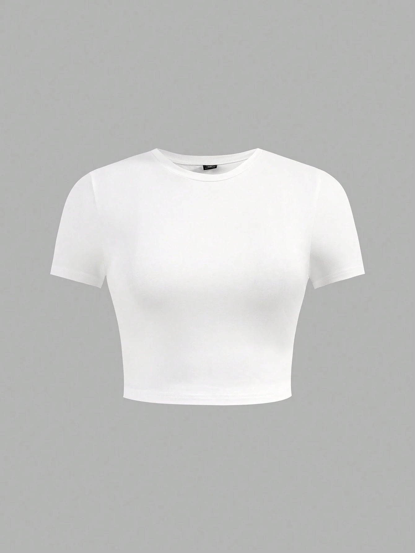 Essnce Plus Size 4pcs/Set Black & White Casual Women Tank Tops And Short Sleeve Tees, Slim Fit, Summer Suitable For Going Out