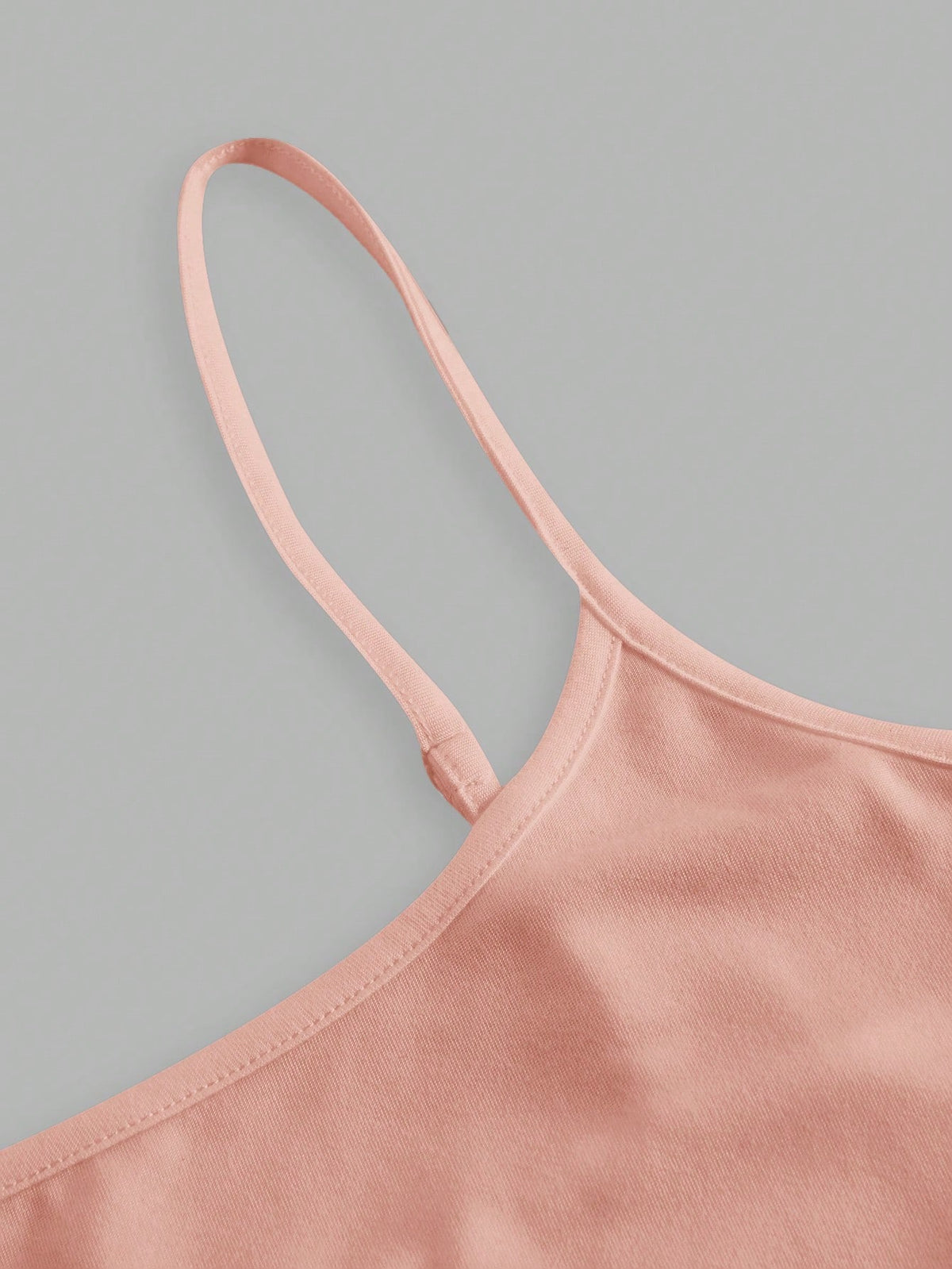 EZwear 3 Pcs Pale Green, Pale Pink, Pale Yellow Women's Camisole Crop Top, Sexy & Form-Fitting, Suitable For Summer Back To School