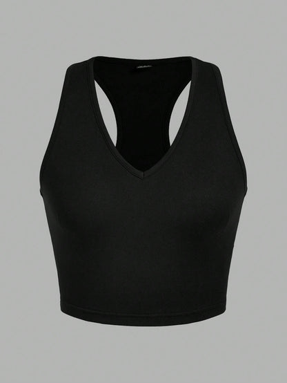 EZwear 3pcs Pack Black, White, Burgundy Women Casual Cropped Slim Fit Camisoles, Suitable For Summer Back To School