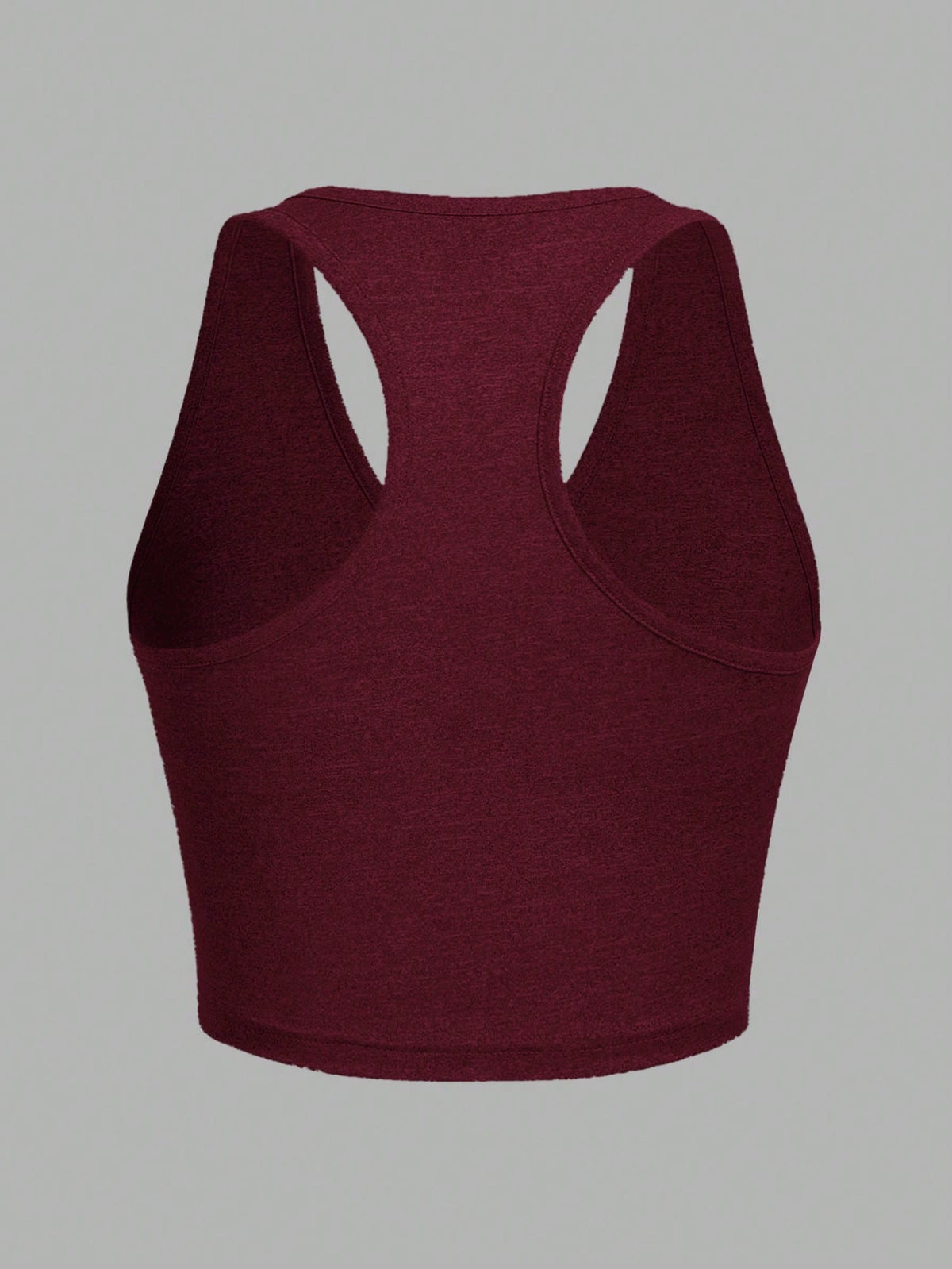 EZwear 3pcs Pack Black, White, Burgundy Women Casual Cropped Slim Fit Camisoles, Suitable For Summer Back To School