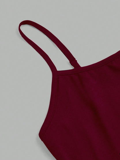EZwear 3pcs/Set Women's Casual Sexy Camisole Set, Suitable For Spring/Summer