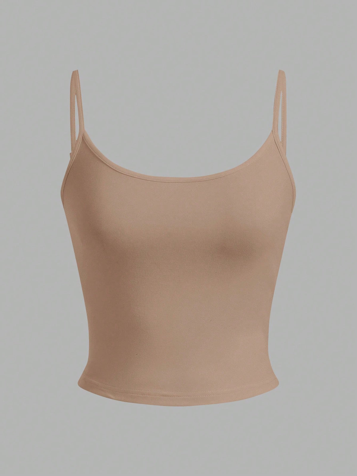 EZwear 4pcs Women's Black, Chocolate Brown Tan Beige, Tight Fitted Cropped Casual Basic Modest Tank Tops, Suitable For Summer Daytime Everyday Holiday Office