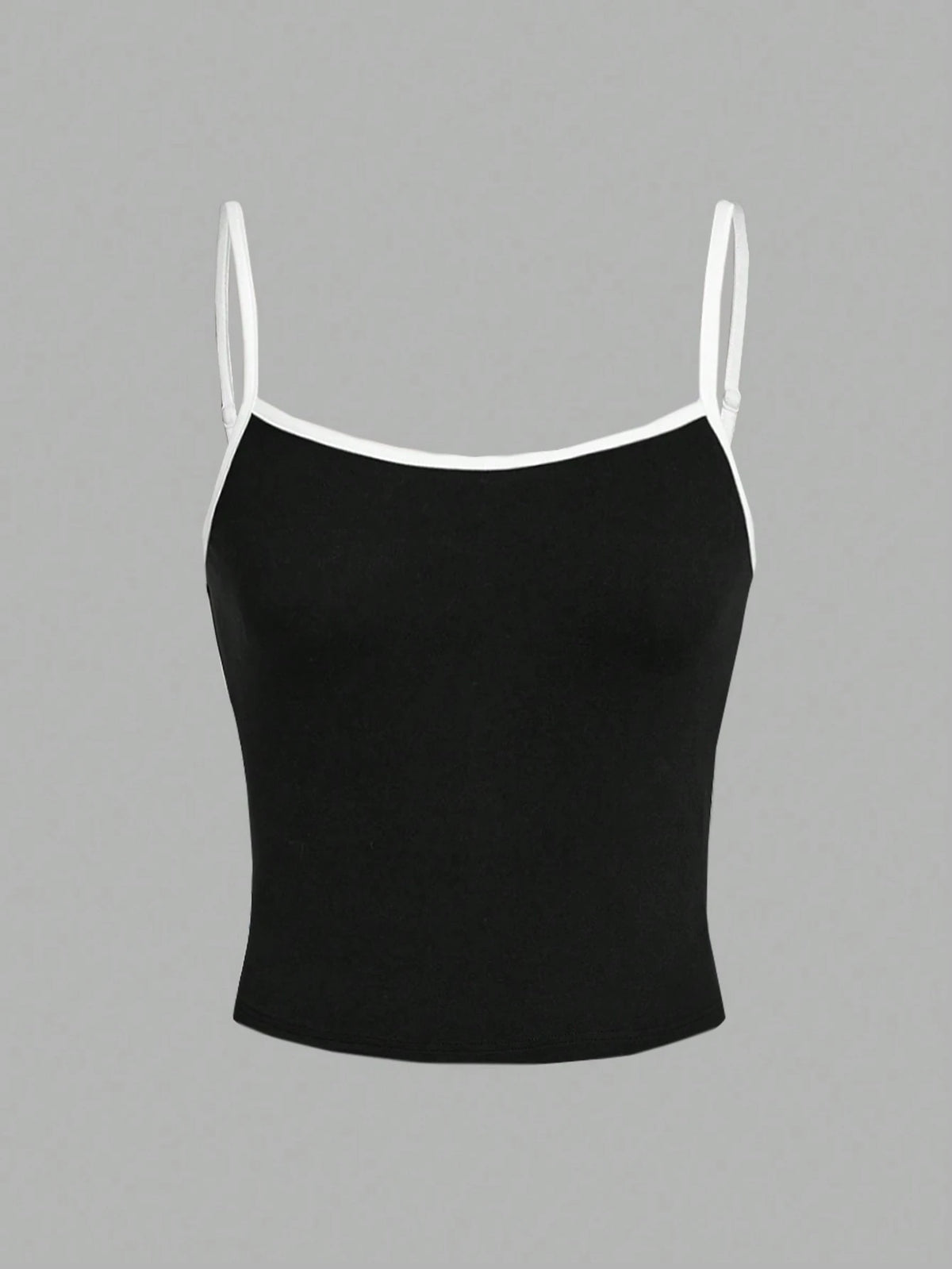 EZwear Beige Casual Minimalist Camisole Top, Fitted For Women, Suitable For Summer