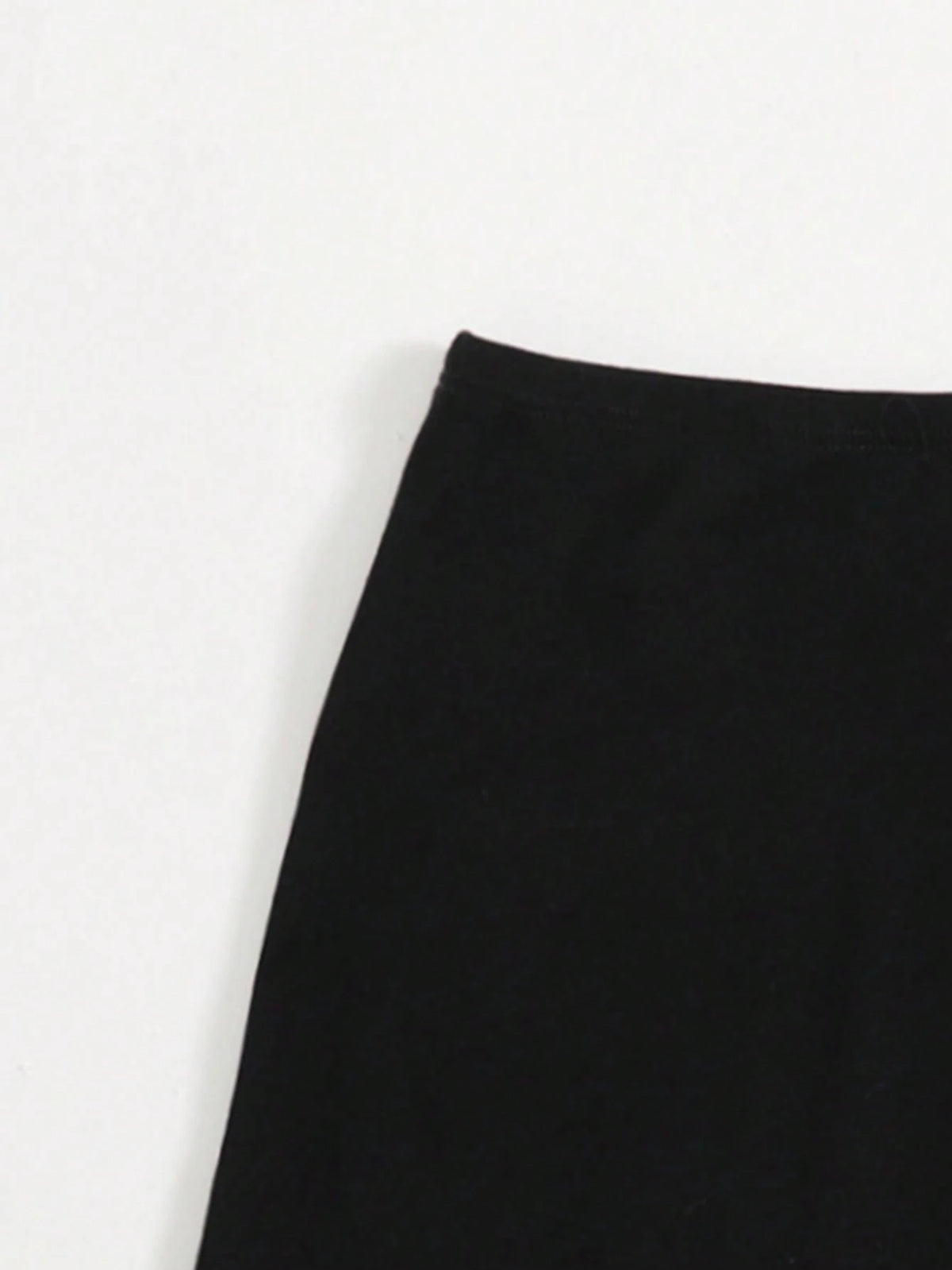 EZwear Elastic Waist Solid Biker Shorts