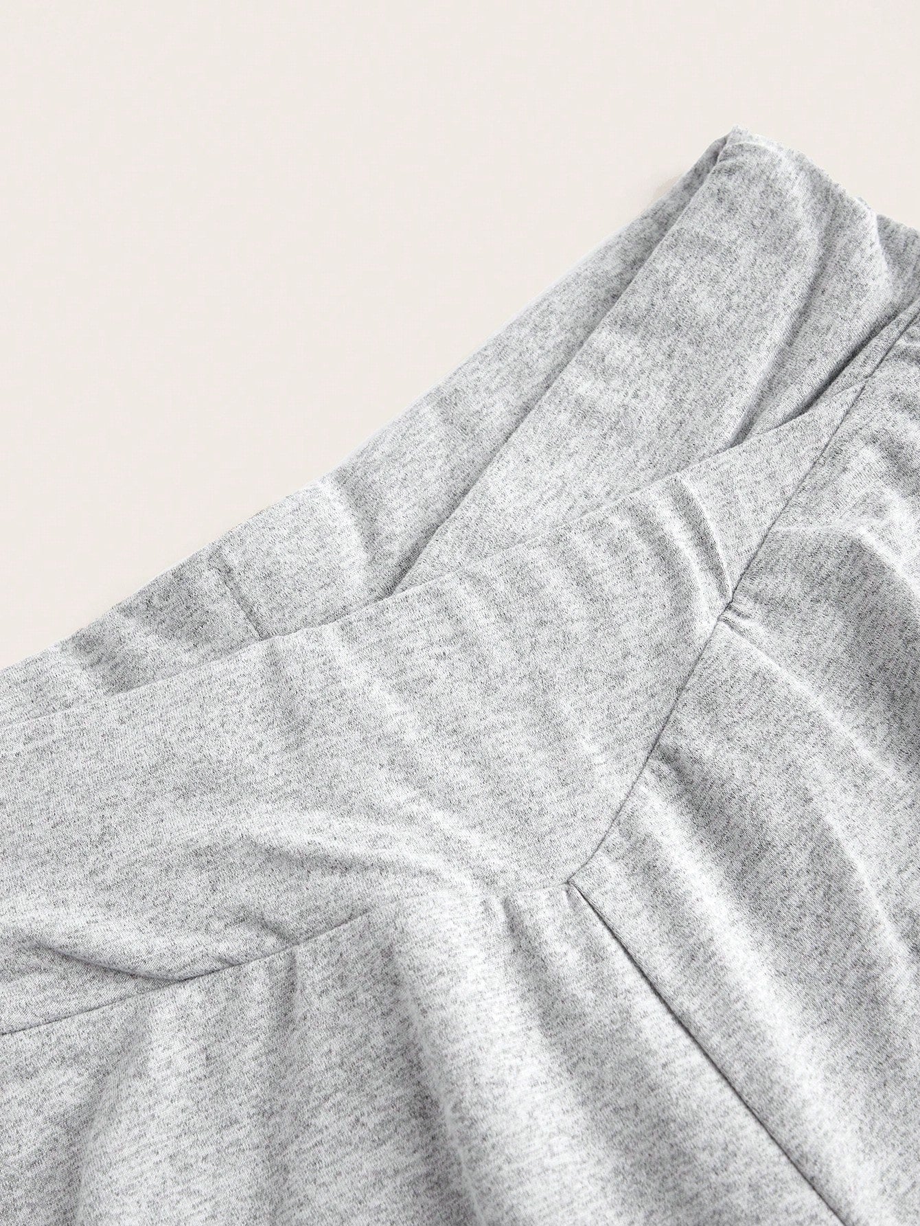 EZwear Women's 2pcs Black & Grey Waist-Crossing Slim Fit Casual Flared Pants Set Suitable For Going Out Fall Clothes Winter Clothes Women's Sportswear