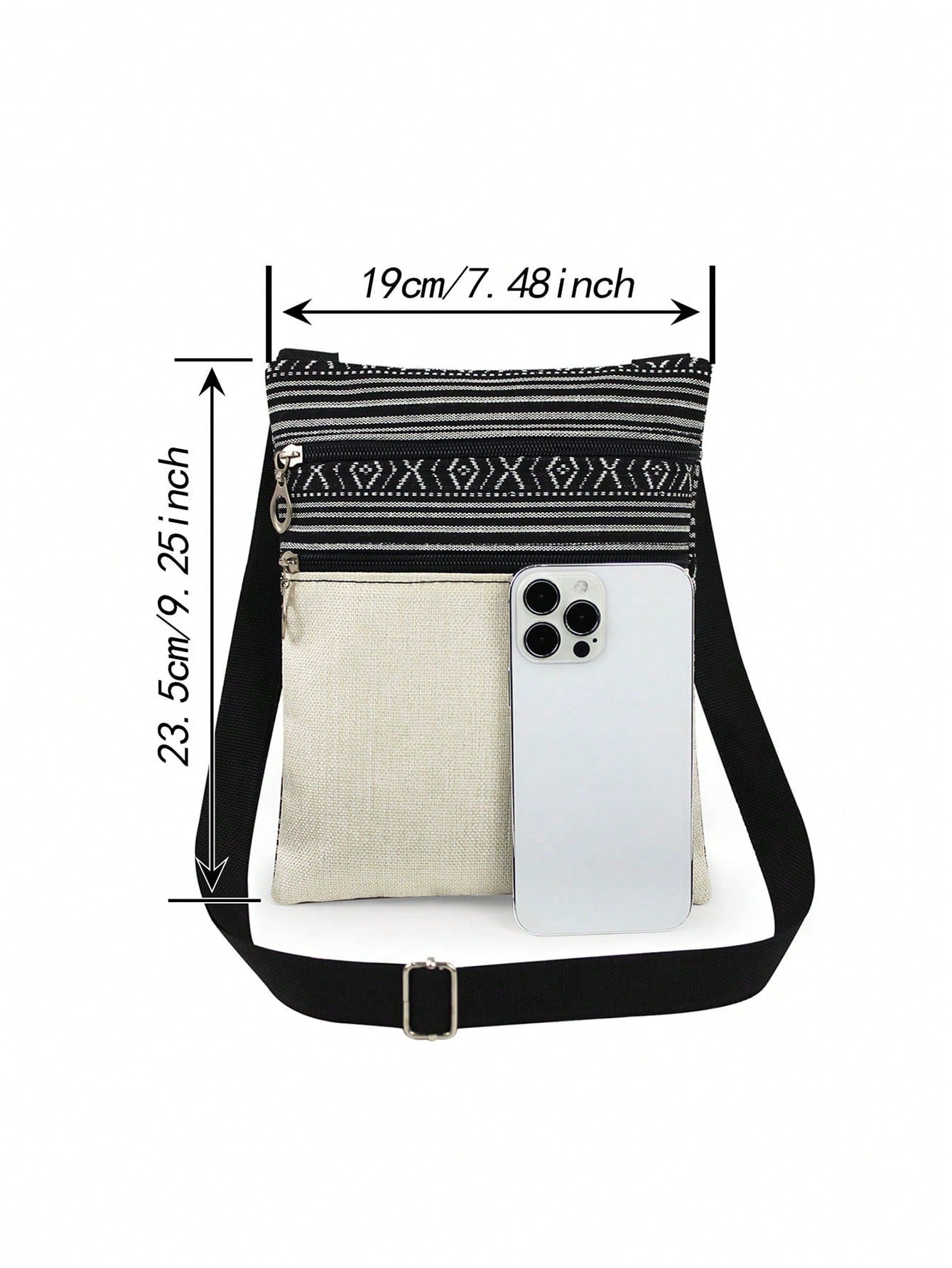 Fashionable Art Glass Dragonfly Pattern Crossbody Bag, Unisex Reusable Shoulder Bag, Painting Glass Animal Print Storage Bag, Casual Portable Shoulder Bag With Adjustable Strap, Party Gift For Glass A