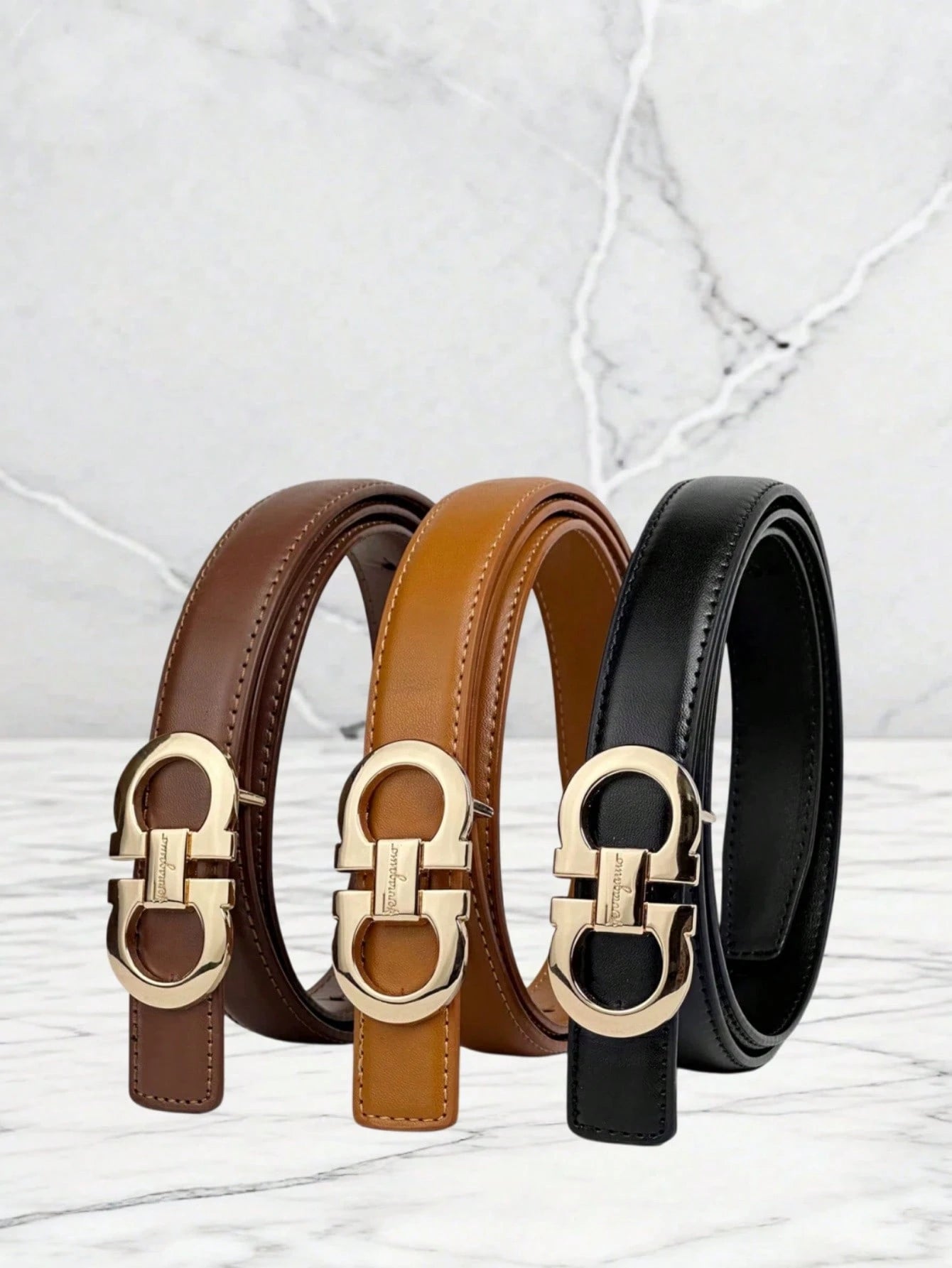 Fashionable Vintage Women's Belt- Stylish Alloy Buckle, Multiple Lengths Available, Perfect For Dresses, Jeans, Suits, Must-Have For Fashion Enthusiasts, Suitable For All Seasons